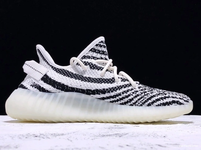 Boost V2 Zebra Adidas Black White 350 CP9654 Yeezy 0803